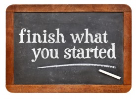 Finish what you started | FrantoniaPollins.com