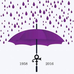 Prince purple rain umbrella